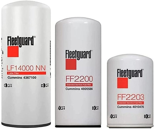 LF14000NN FF2200 FF2203 Fleetguard Filters Kit For Cummins