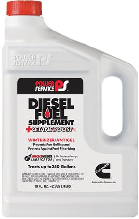 01080-06 Power Service Diesel Fuel Supplement, Cetane Boost, 80oz