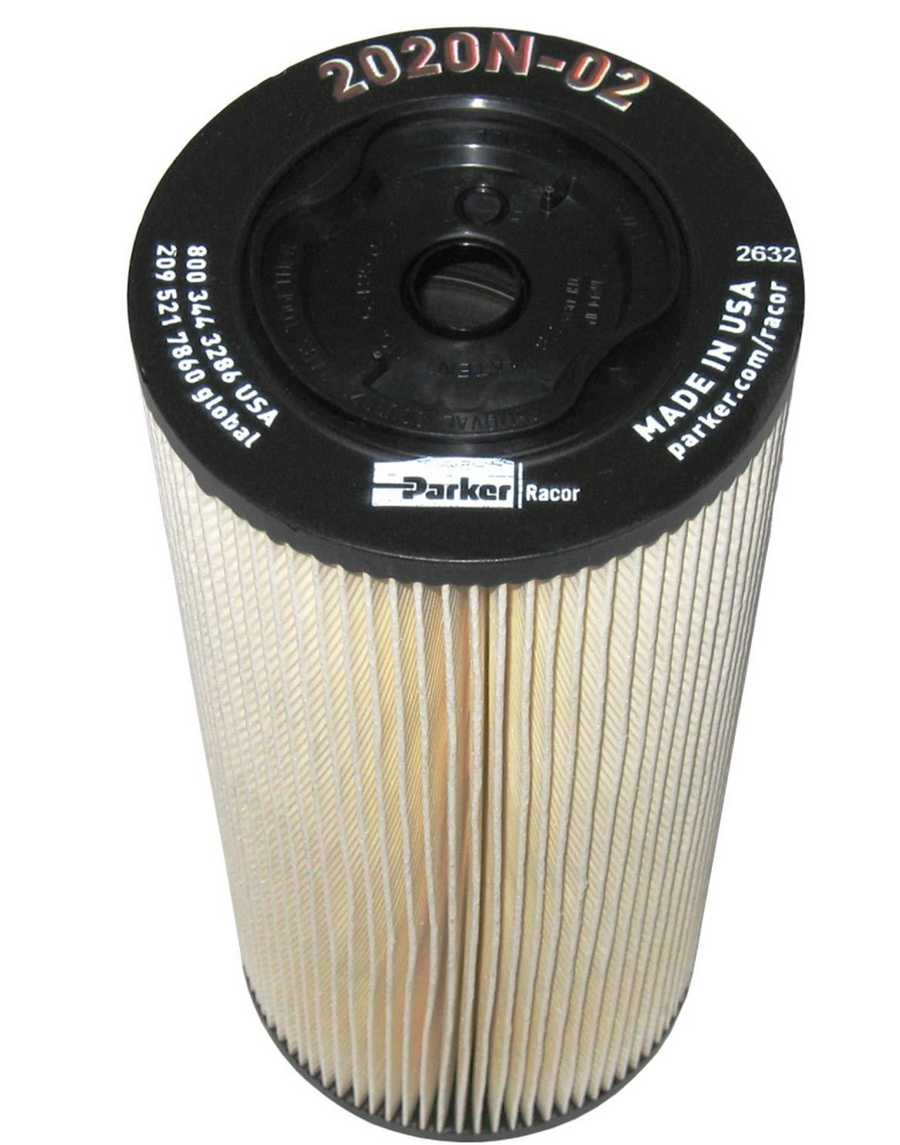 2020N-02 Racor Fuel Filter Element 02 Microns (Pack of 12), Cross Reference: Donaldson P552023, Fleetguard FS20201