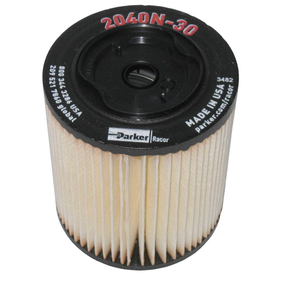 2040N-30 Racor Fuel Filter Element, 30 Microns (Pack of 12), Cross Reference Donaldson P552044, Fleetguard FS20403