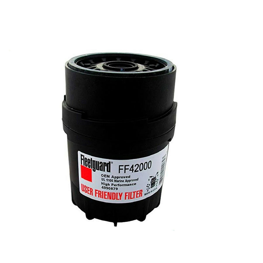 FF42000 Fleetguard Fuel Filter (Pack of 2) Cross Reference Cummins 4990879, 3903640, Donaldson P550440, Baldwin BF788