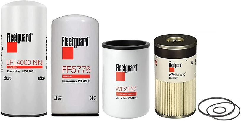 LF14000NN - FF5776 - WF2127 - FS19727 Fleetguard Filters Kit For Cummins